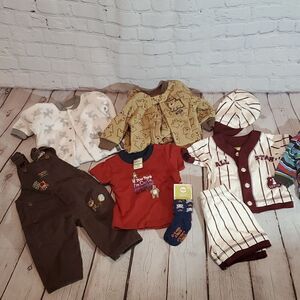 Boy's size 0 to 6 month clothing bundle